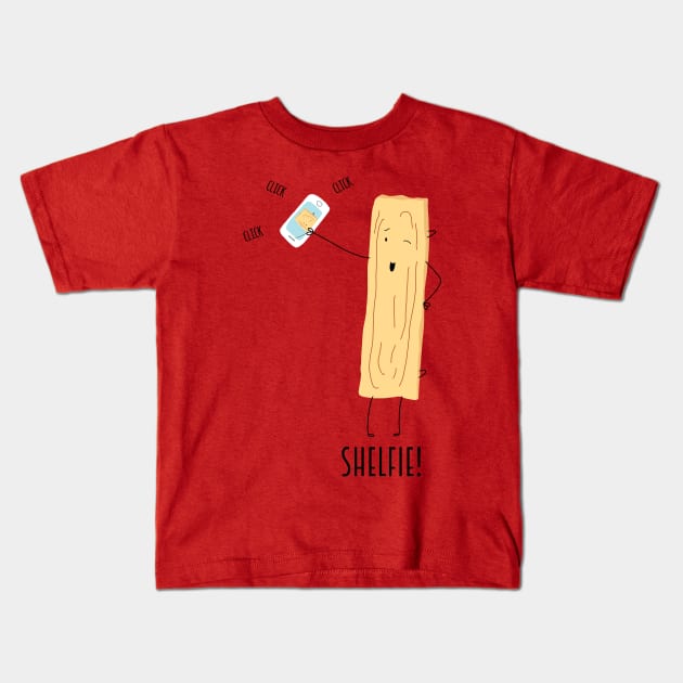 Shelfie Kids T-Shirt by coryreid_illustration